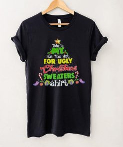 Amazon Merch T Shirt Unisex XL NWT Ugly Christmas Holiday Black Short Sleeve