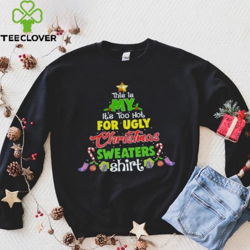 Amazon Merch T Shirt Unisex XL NWT Ugly Christmas Holiday Black Short Sleeve