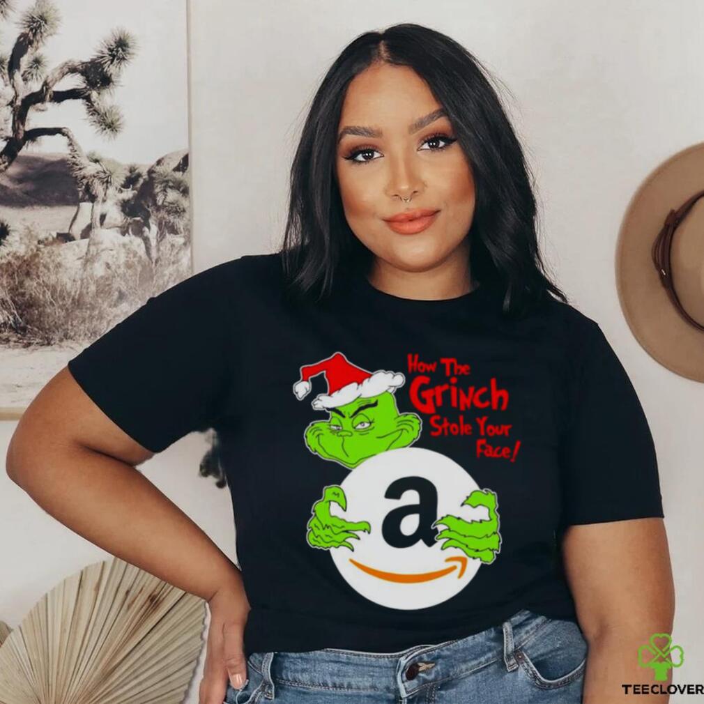 Amazon how the Grinch stole your face christmas shirt Amazon how the Grinch stole your face christmas shirt