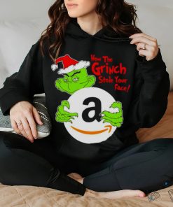 Amazon how the Grinch stole your face christmas shirt 3 Amazon how the Grinch stole your face christmas shirt