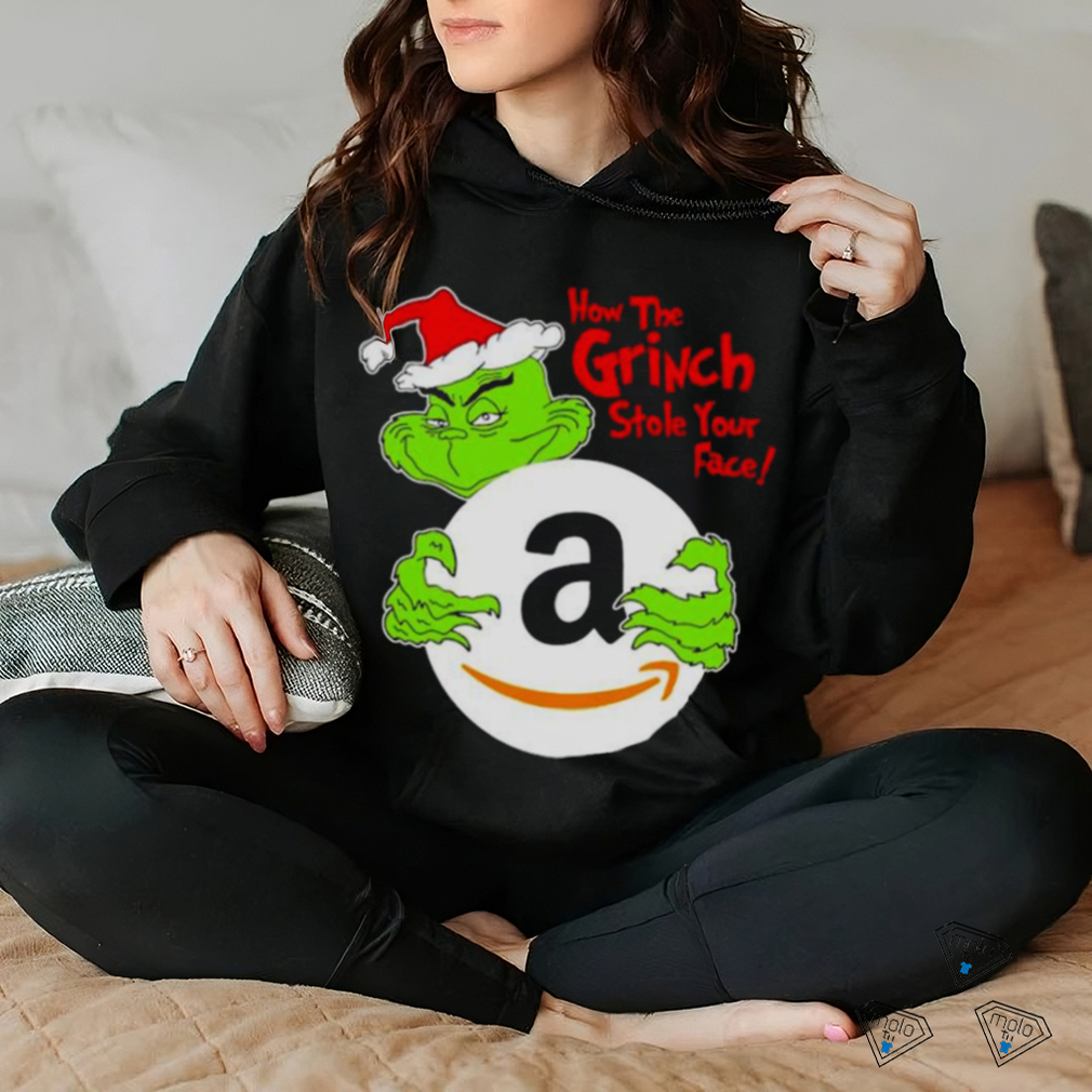Amazon how the Grinch stole your face christmas shirt Amazon how the Grinch stole your face christmas shirt