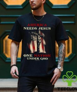 America Needs Jesus One Nation Under God Classic T Shirt