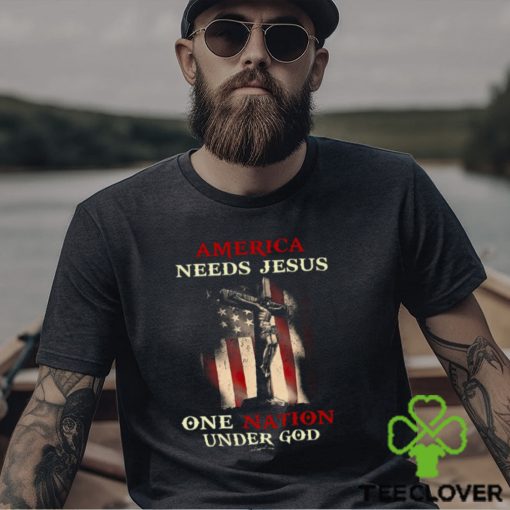 America Needs Jesus One Nation Under God Classic T Shirt