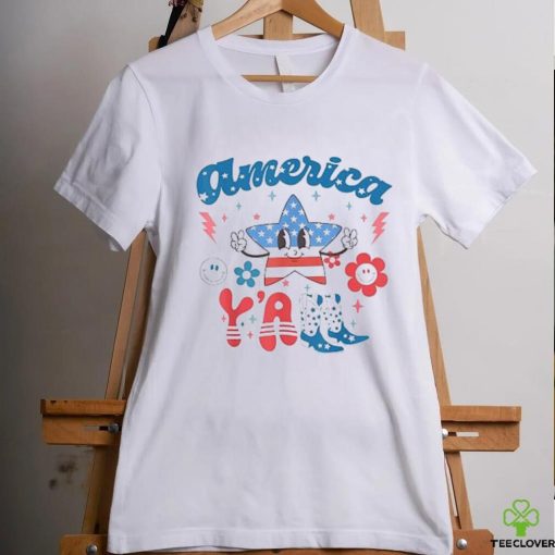 America Y’all Funny 4th Of July Patriotic American Flag T Shirt