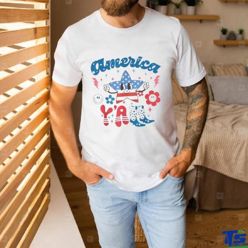 America Y’all Funny 4th Of July Patriotic American Flag T Shirt