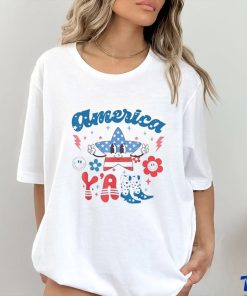 America Y'all Funny 4th Of July Patriotic American Flag T Shirt