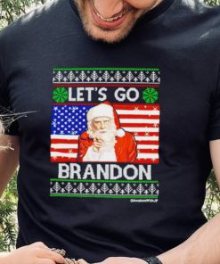 America flag let’s go brandon ugly Christmas 2022 shirt