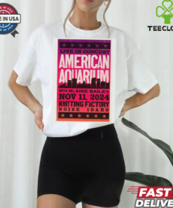 American Aquarium Nov 11 2024 Knitting Factory in Boise ID Shirt