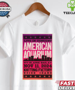 American Aquarium Nov 11 2024 Knitting Factory in Boise ID Shirt 2 American Aquarium Nov 11 2024 Knitting Factory in Boise ID Shirt