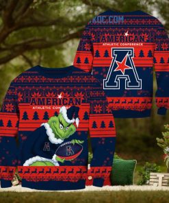 American Athletic Conference Grinch NCAA Christmas Ugly Sweater