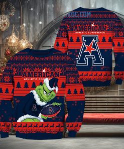 American Athletic Conference Grinch NCAA Christmas Ugly Sweater