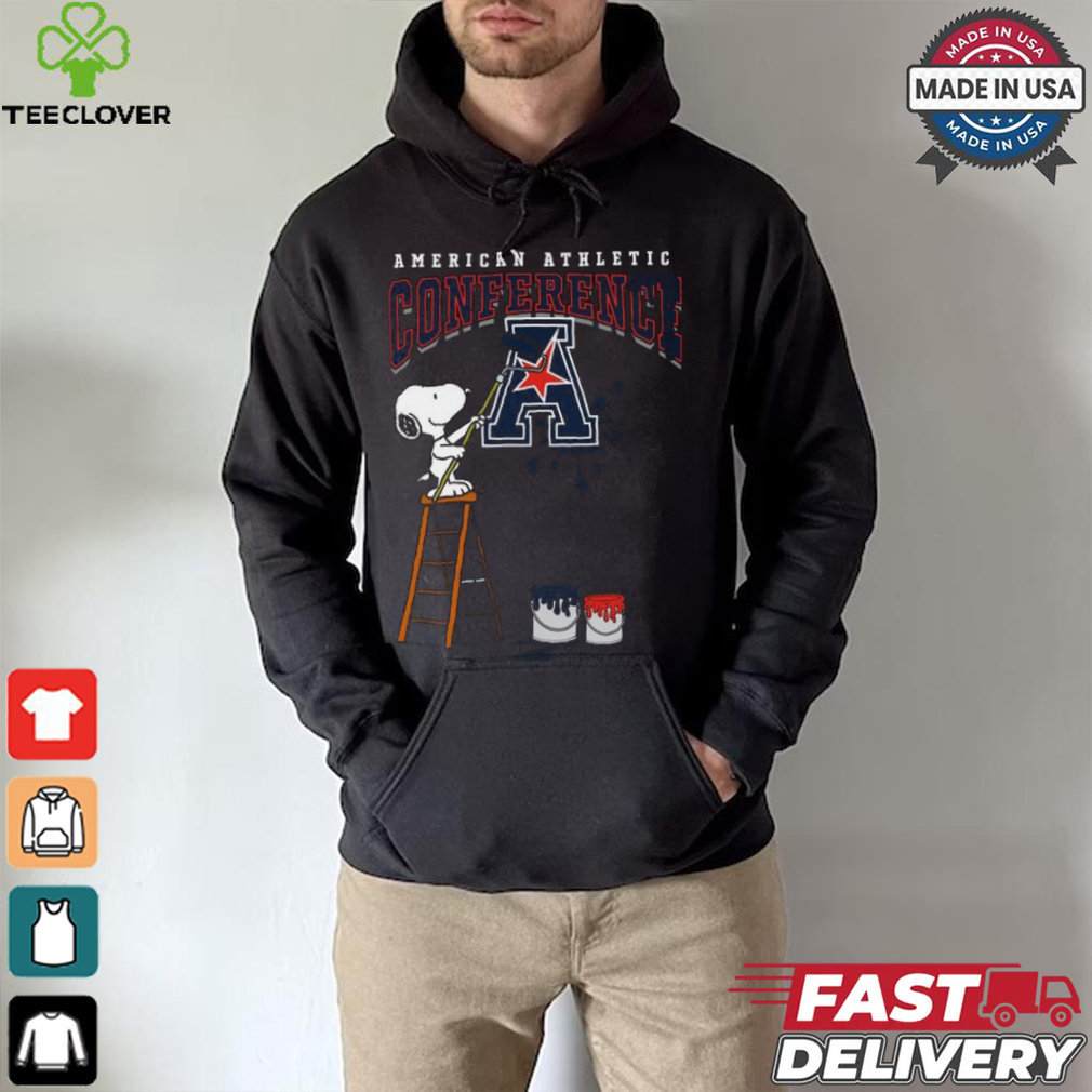 American Athletic Conference Snoopy Painting Shirt American Athletic Conference Snoopy Painting Shirt