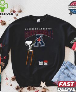 American Athletic Conference Snoopy Painting Shirt