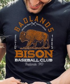 American Bison Baseball Retro Minor League Baseball Team T Shirt