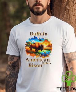 American Buffalo Bison Colorful shirt