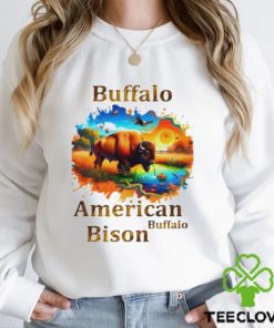 American Buffalo Bison Colorful hoodie, sweater, longsleeve, shirt v-neck, t-shirt