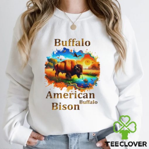 American Buffalo Bison Colorful hoodie, sweater, longsleeve, shirt v-neck, t-shirt