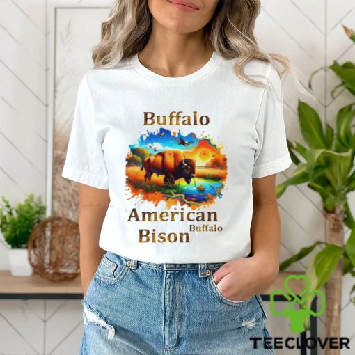 American Buffalo Bison Colorful hoodie, sweater, longsleeve, shirt v-neck, t-shirt