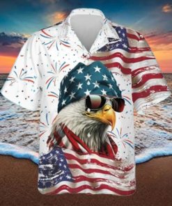 American Eagle Hawaiian Shirt for Men Women