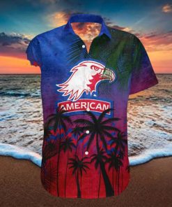 American Eagles Tropical Coconut Tree Hawaiian Shirt, NCAA Gift