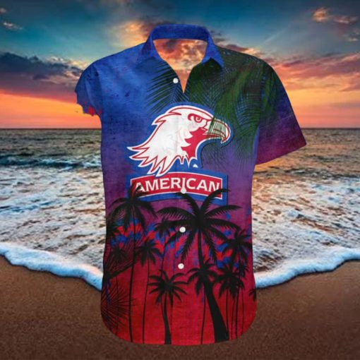 American Eagles Tropical Coconut Tree Hawaiian Shirt, NCAA Gift