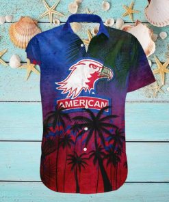 American Eagles Tropical Coconut Tree Hawaiian Shirt, NCAA Gift
