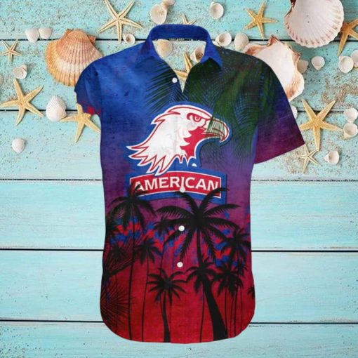 American Eagles Tropical Coconut Tree Hawaiian Shirt, NCAA Gift