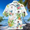 American Eskimo Dog Tropical Flower Hawaiian Shirt