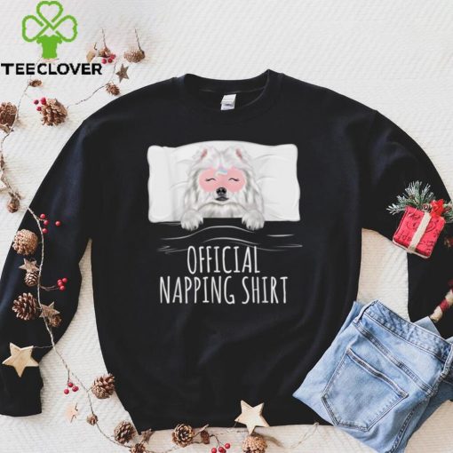 American Eskimo Dog Unicorn Sleep Mask Official Napping T Shirt