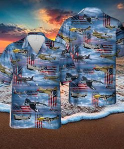 American Fighters of World War II Hawaiian Shirt For Beach Fans