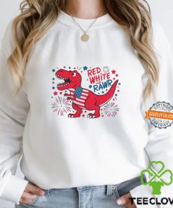 American Flag Dinosaur 4th Of July Patriotic Shirt