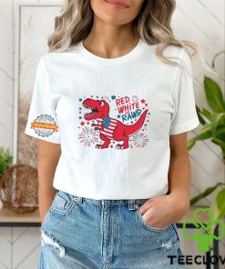 American Flag Dinosaur 4th Of July Patriotic Shirt