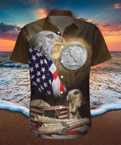 Chiefs Hawaiian Shirt Kansas Chiefs Bald Eagle Hawaiian Shirt