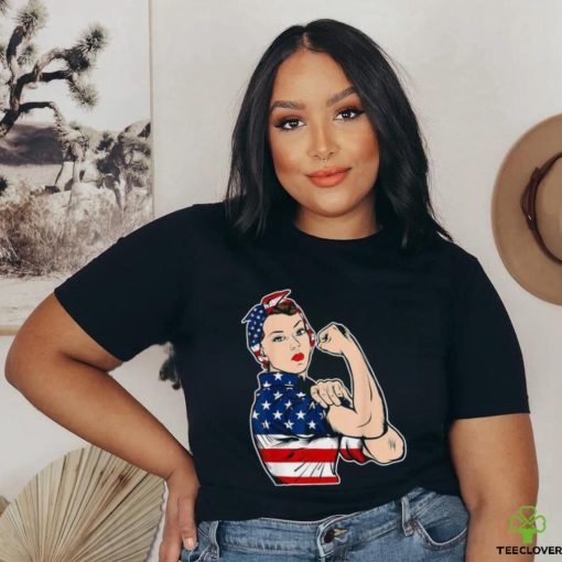 American Flag Feminist 4th of July Shirt