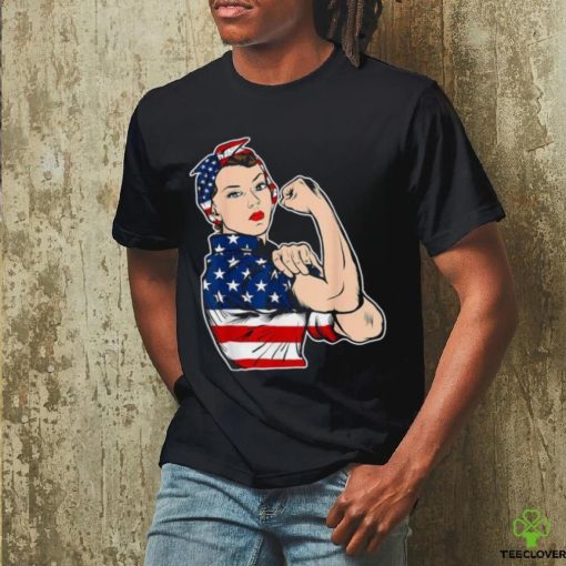 American Flag Feminist 4th of July Shirt