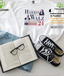 American Flag Harris Walz ’24 For The People T Shirt