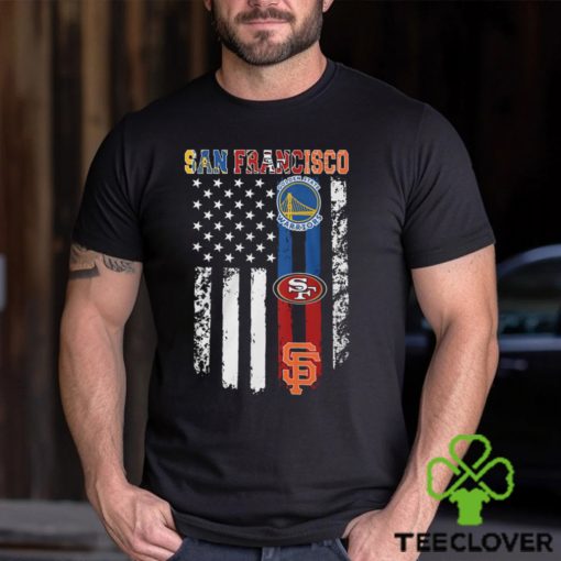 American Flag San Francisco All Sports Team T Shirt