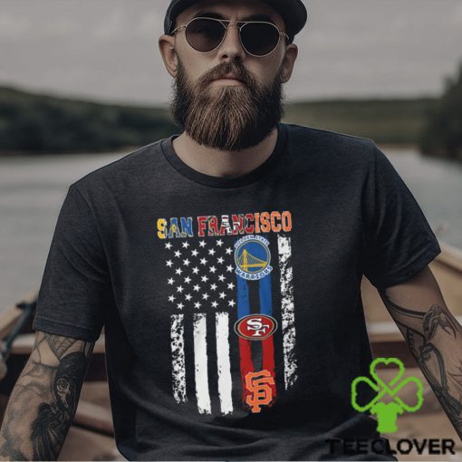 American Flag San Francisco All Sports Team T Shirt