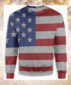 American Flag Sweater For Men And Women All Over Print Sweater Christmas Gift 2021