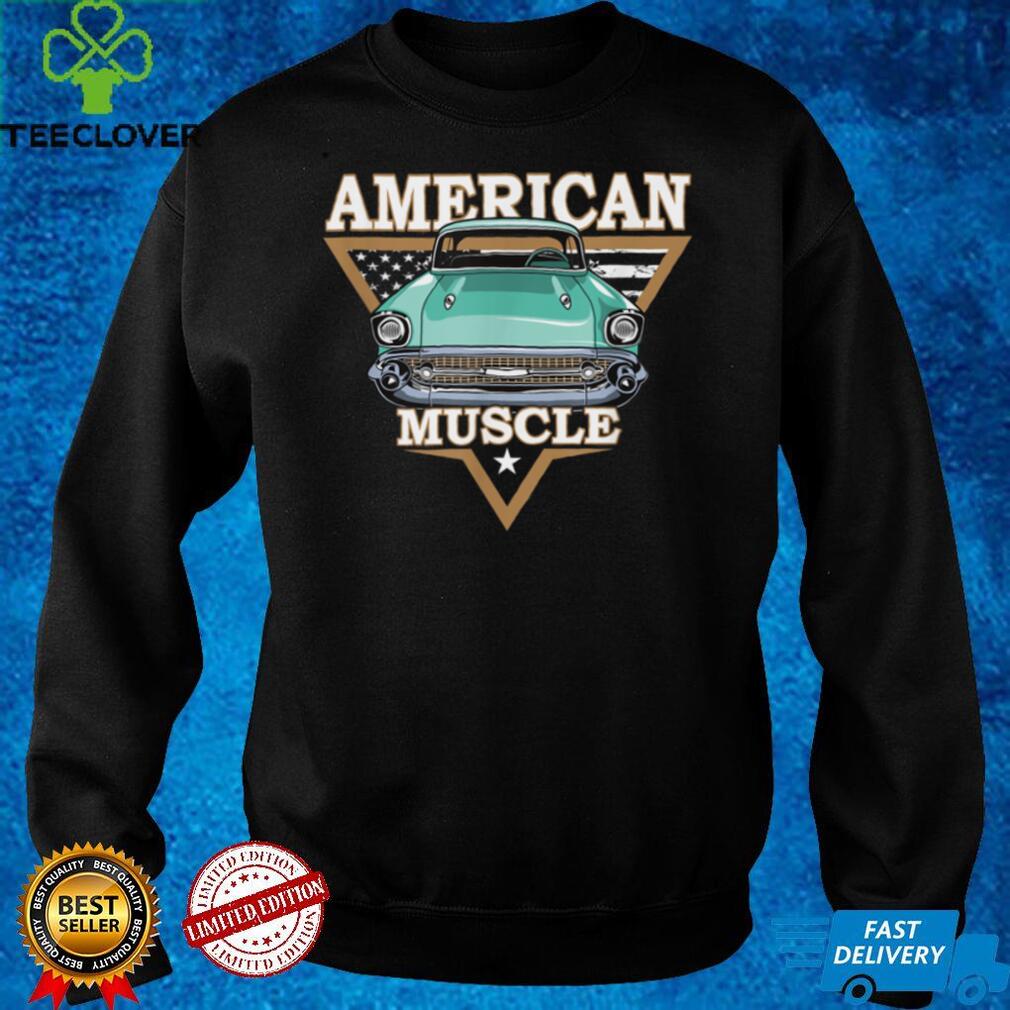 American Flag Vintage Muscle Car, Hot Rod and Muscle Car T Shirt American Flag Vintage Muscle Car, Hot Rod and Muscle Car T Shirt
