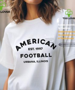 American Football American Est. 1997 Football Urbana Illinios Tee shirt