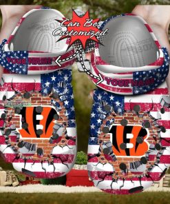 American Football Bengals Crocs Shoes