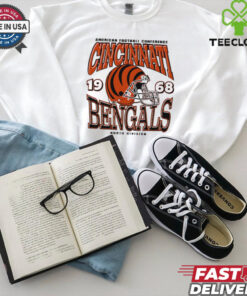 American Football Conference Cincinnati Bengals 1968 North Division helmet shirt