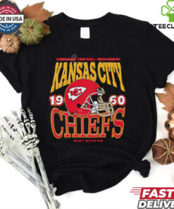 American Football Conference Kansas City Chiefs 1960 West Division helmet shirt