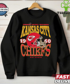 American Football Conference Kansas City Chiefs 1960 West Division helmet shirt