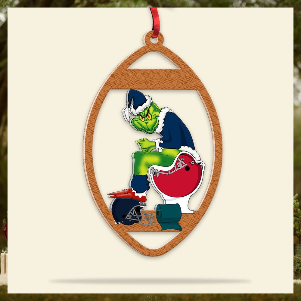American Football Funny Christmas Sports Personalized Acrylic Ornament American Football Funny Christmas Sports Personalized Acrylic Ornament