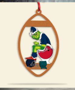 American Football Funny Christmas Sports Personalized Acrylic Ornament