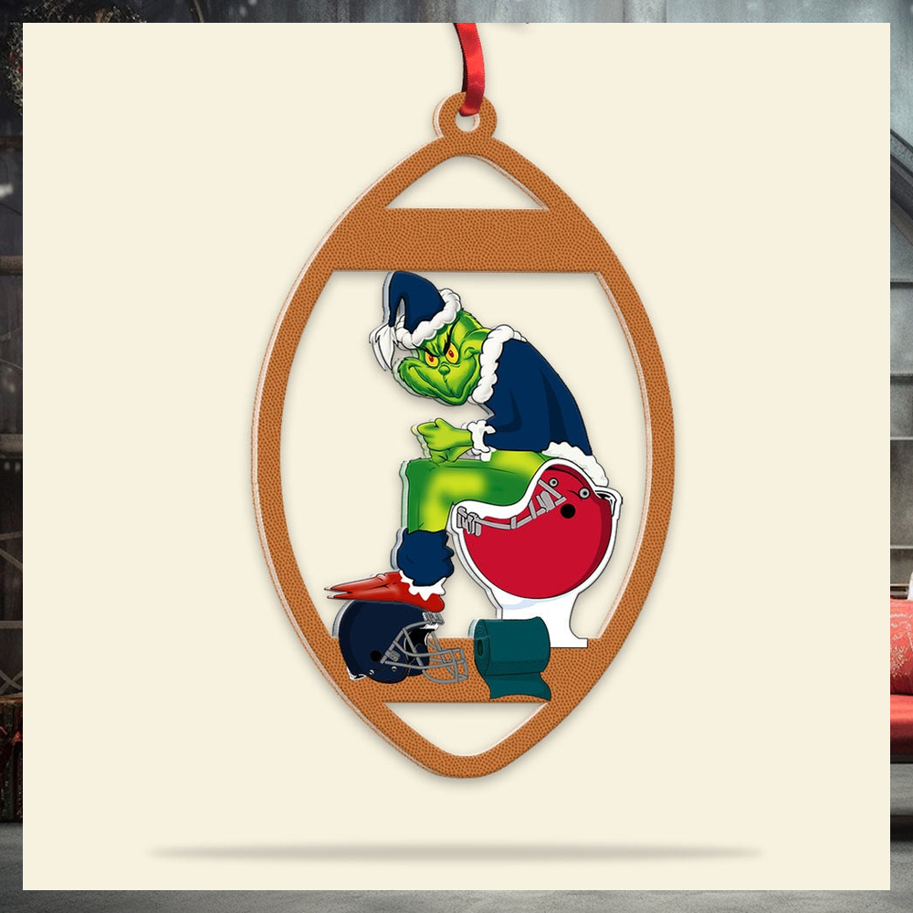 American Football Funny Christmas Sports Personalized Acrylic Ornament American Football Funny Christmas Sports Personalized Acrylic Ornament