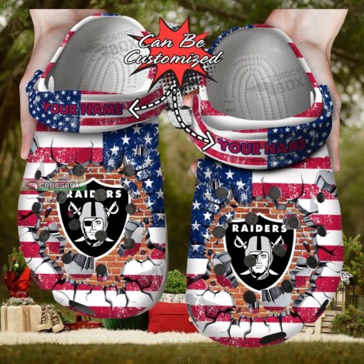 American Football Las Vegas Raiders Crocs Clogs