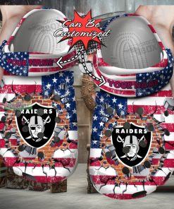 American Football Las Vegas Raiders Crocs Clogs